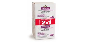 BABARIA CREMA FACIAL ALMENDRAS HIDRATANTE 2X1 1