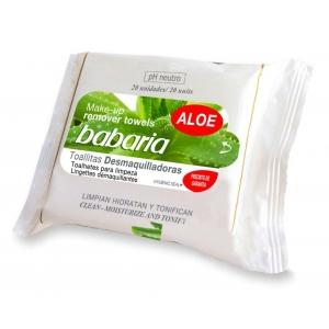 BABARIA ALOE TOALLITAS DESMAQUILLADORAS 20 1