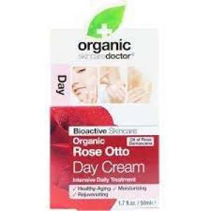 Dr Organic Crema Noche Rose Otto 50ml 1