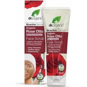 Dr Organic exfoliante facial rose otto 125ml 1