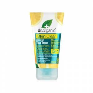 Dr Organic tea tree limpiador facial 125ml 1