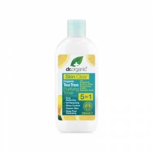 Dr Organic tea tree tónico purificante 200ml 1