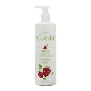 Kueshi Crema Manos y Cuerpo Fresa 500ml 1