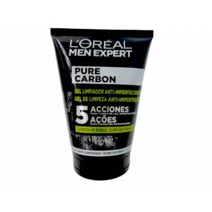 Loreal men gel limpiador pure carbon 100ml 1