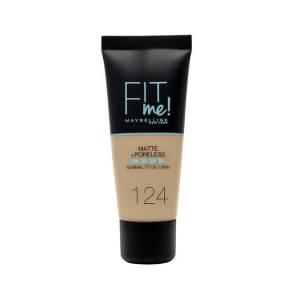 Maybelline Fit Me Matte&Poreless 124 Soft Sand 1