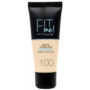 Maybelline Fit Me Matte&Poreless 100 Warm Ivory 1